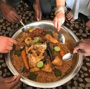 comida senegalesa, thiebudien, senegal