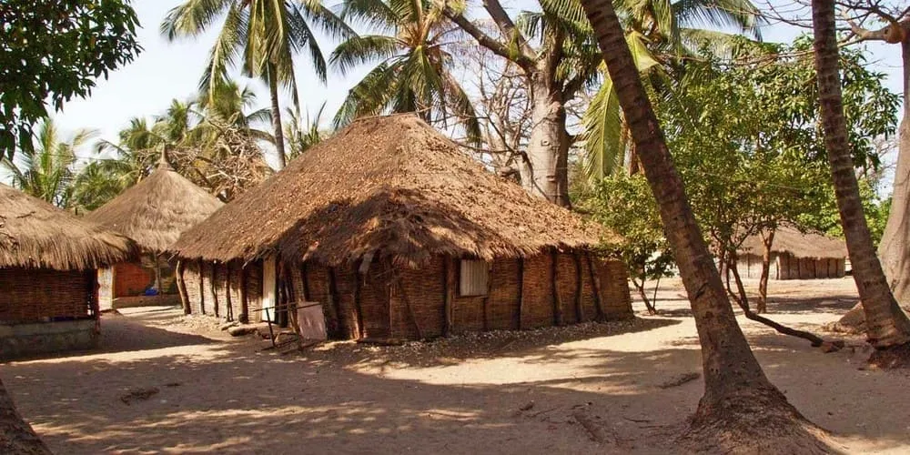 Casa impluvium carabane Casamance Senegal Africa
