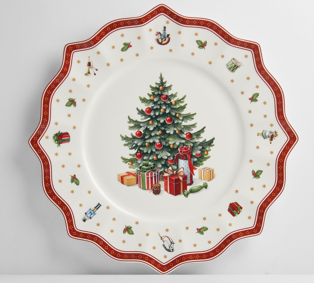 Plato presentacion Christmas toys