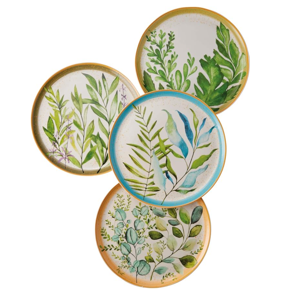 Set 4 platos ensalada Plants