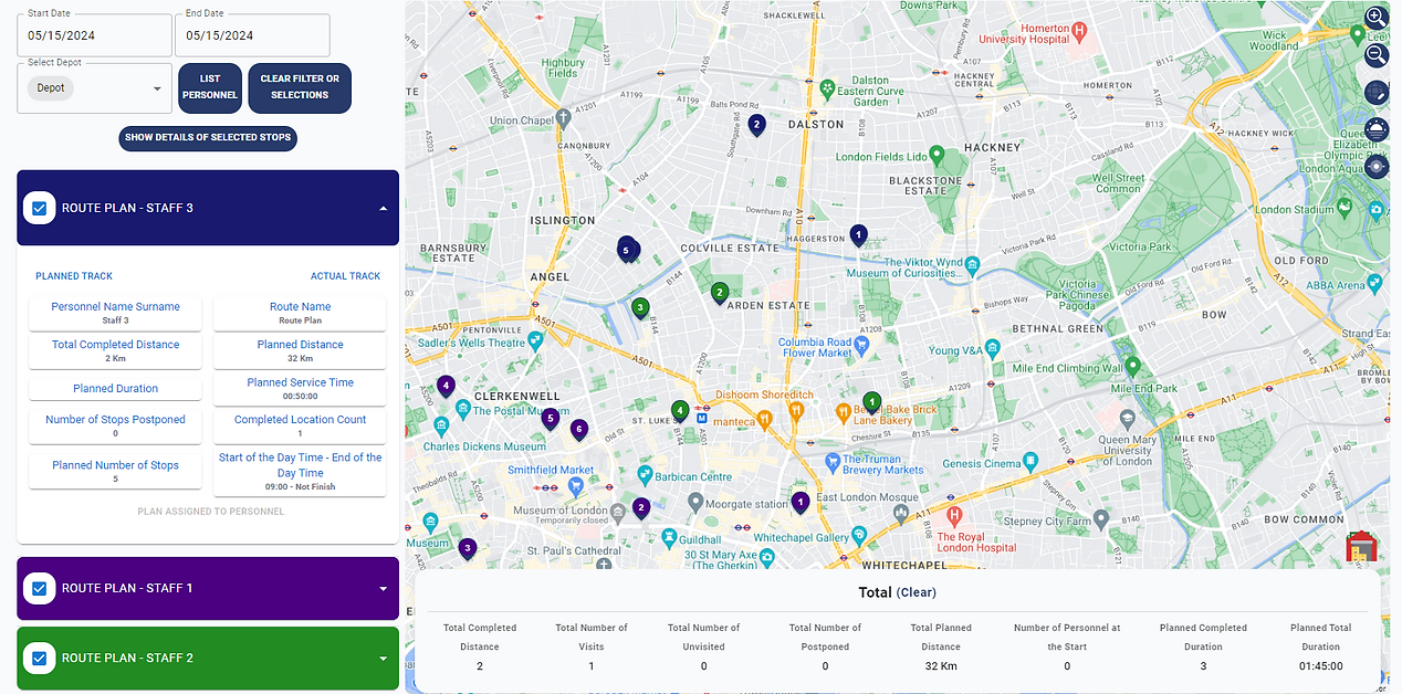 Web Goya Route Planner and Route Optimization