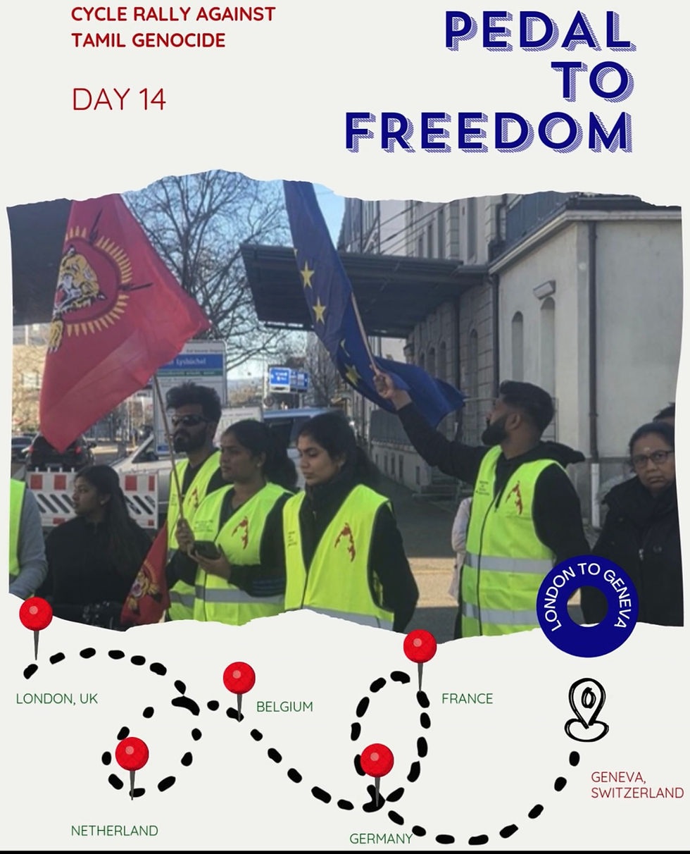 Day 14: The Cycle Rally for Justice began in Muhlhouse, France and concluded in Basel, Swiss