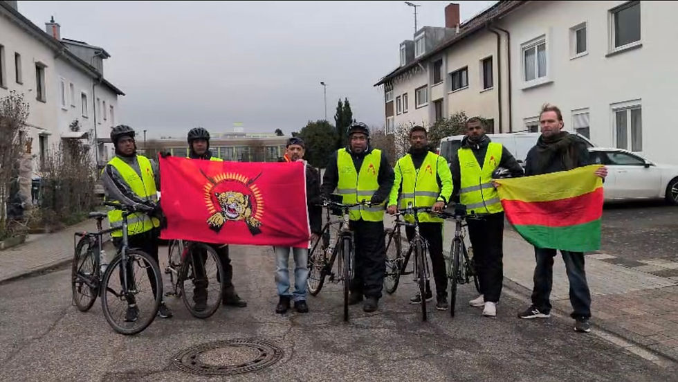 Day 08: The Cycle Rally for Justice began in Dillingen, Germany and concluded in Landau, Germany