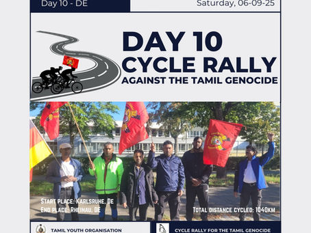 Day 10: The Cycle Rally for Justice began in Karlsruhe, Germany and concluded in Rheinau