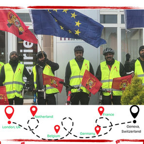 Day 12: The Cycle Rally for Justice began in Schiltigheim  , France and concluded in Sélestat, France