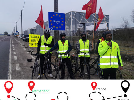 Day 07: The Cycle Rally for Justice began in Bastogne Belgium, and concluded in Saarbrücken, Germany
