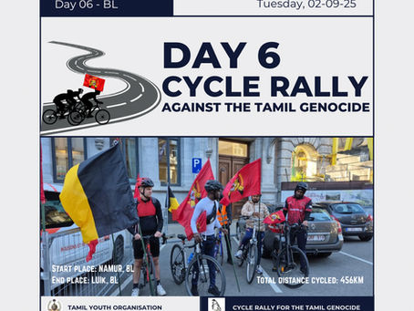 Day 06: The Cycle Rally for Justice began in Namur, Belgium and concluded in Luik, Belgium