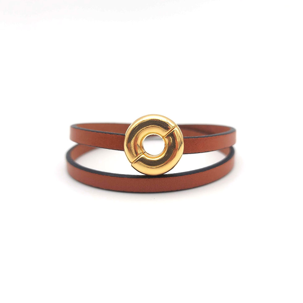 Miniature : Bracelets Donuts dorés
