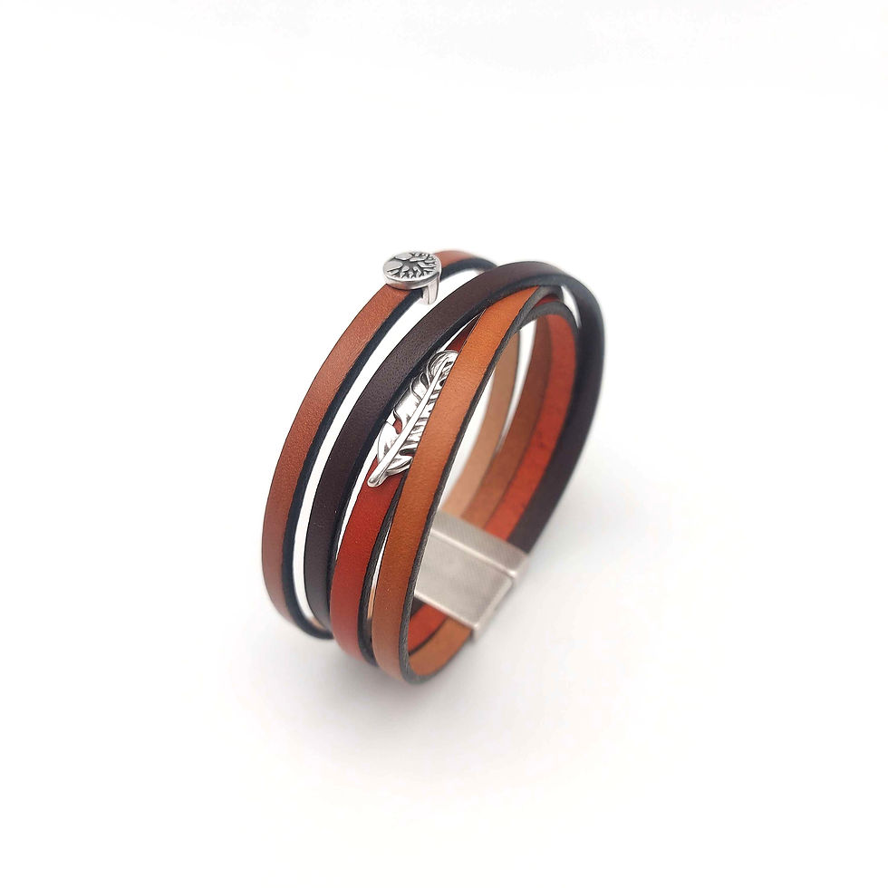 Miniature : bracelet en cuir
