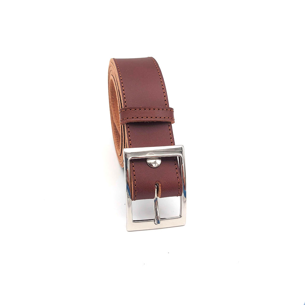 ceinture marron homme en cuir de qualité
