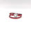 Miniature : bracelet cuir rouge