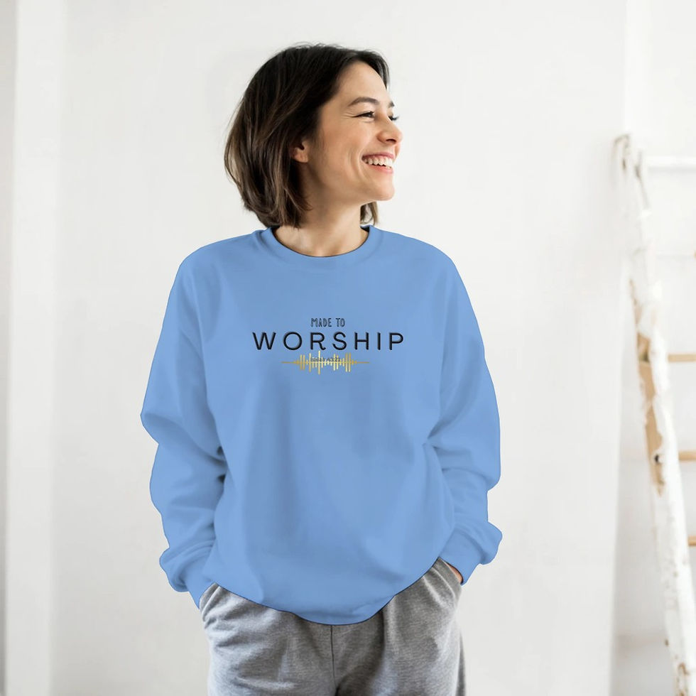 Thumbnail: Made to worship crewneck sweatshirt