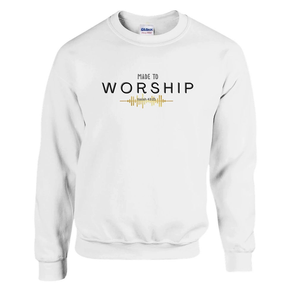 Thumbnail: Made to worship crewneck sweatshirt