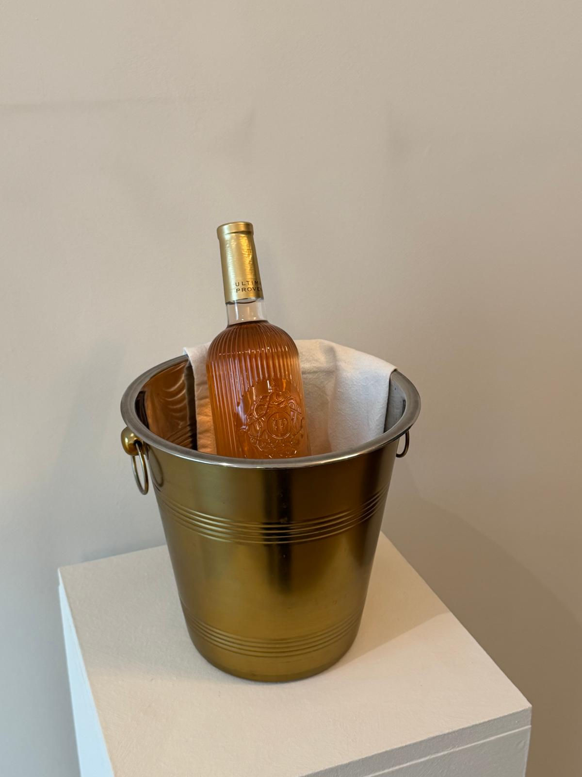 Gouden champagne emmer