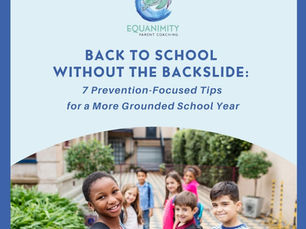 Navigating Back to School: Seven Strategies for Parents