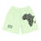 Thumbnail: Must Unite Africa Athletic Long Shorts (Glow Green x Black)