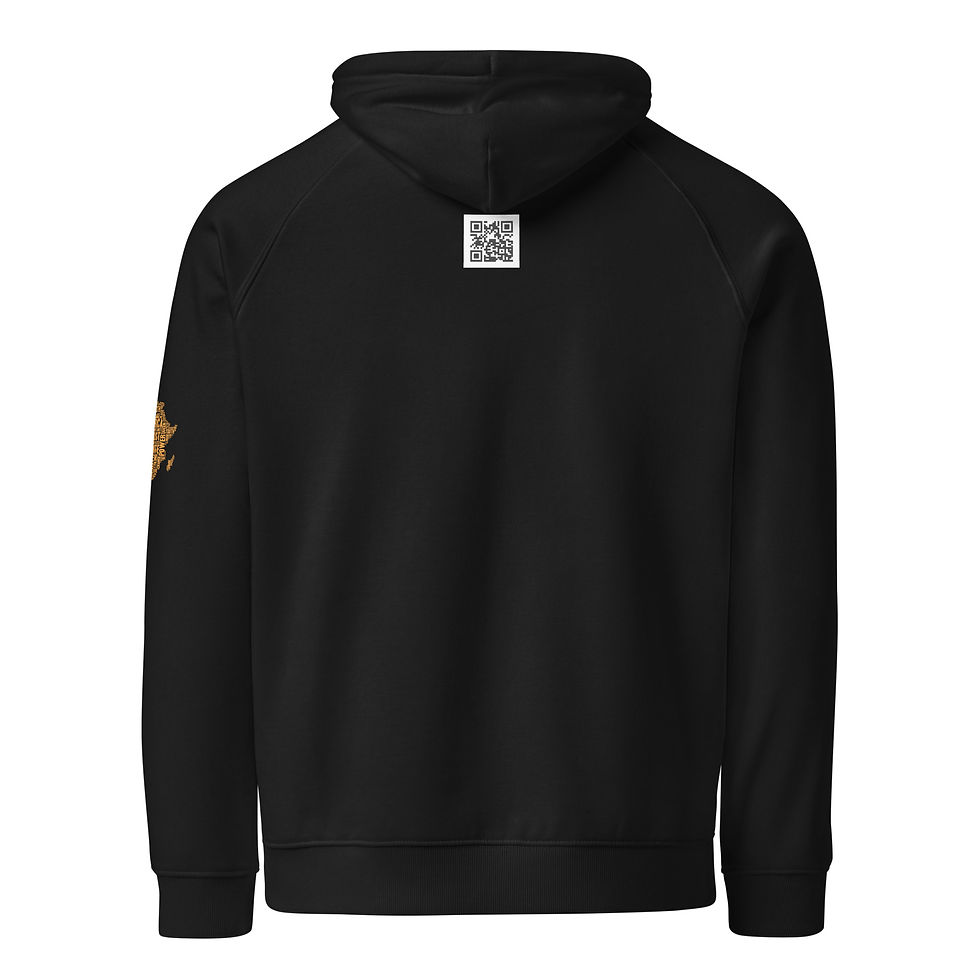 Thumbnail: GOD Over Everything Raglan Hoodie - more colors available