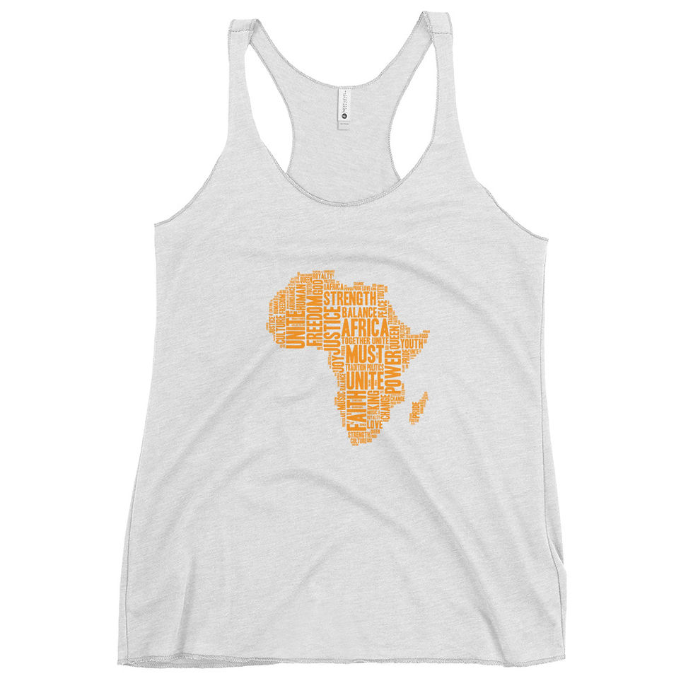 Thumbnail: Must Unite Africa Women's Racerback Tank
