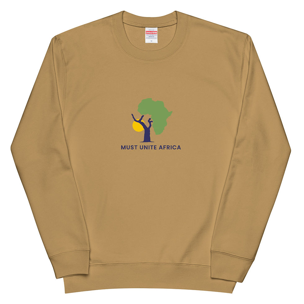 Must Unite Africa French Terry Sweatshirt