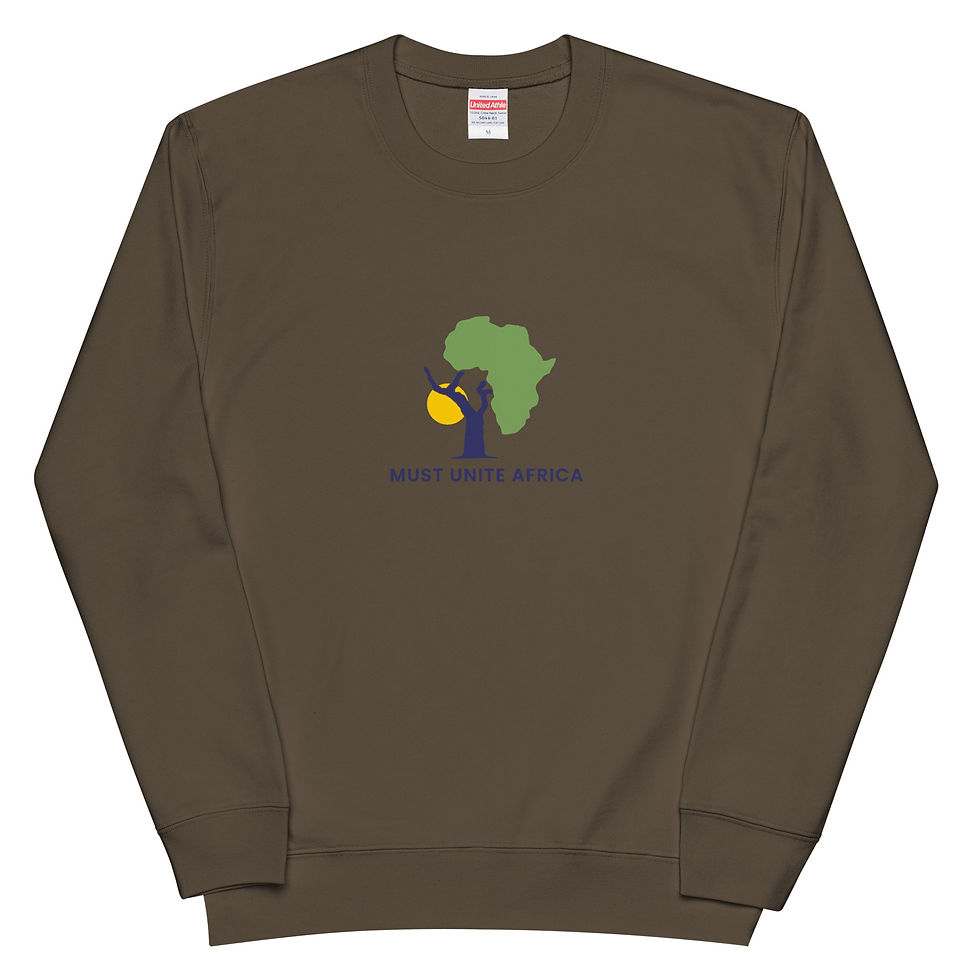 Thumbnail: Must Unite Africa French Terry Sweatshirt