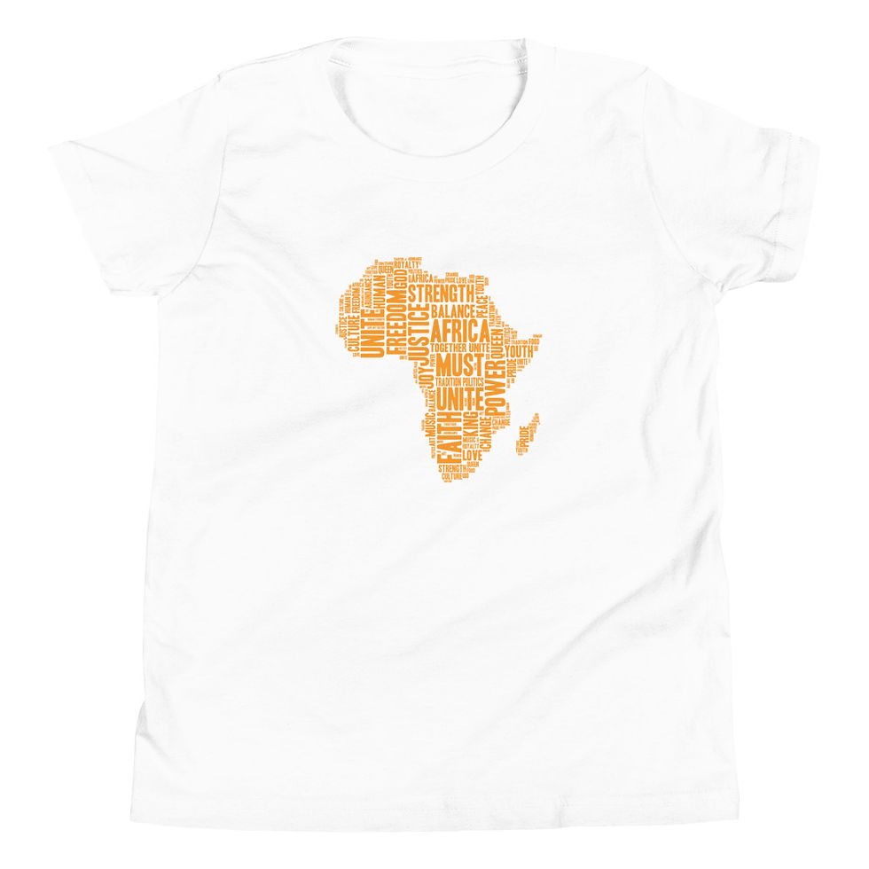 Thumbnail: Must Unite Africa Youth Short Sleeve T-Shirt
