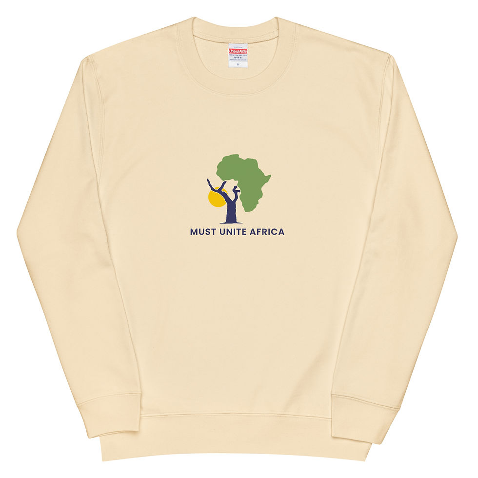 Thumbnail: Must Unite Africa French Terry Sweatshirt
