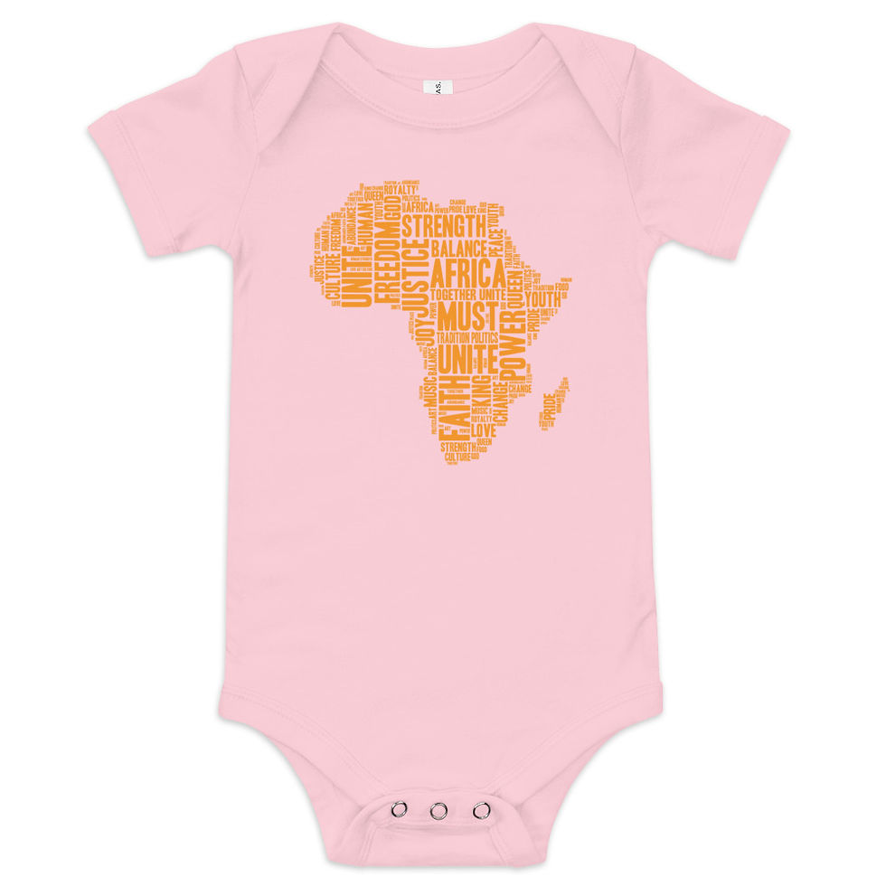 Thumbnail: Must Unite Africa Baby short sleeve one piece