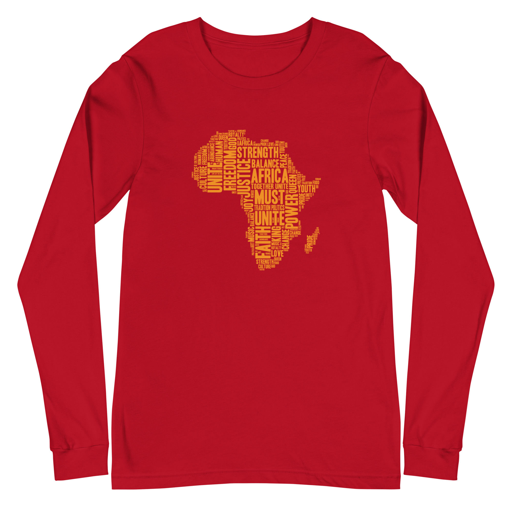 Must Unite Africa Long Sleeve Tee - more colors available
