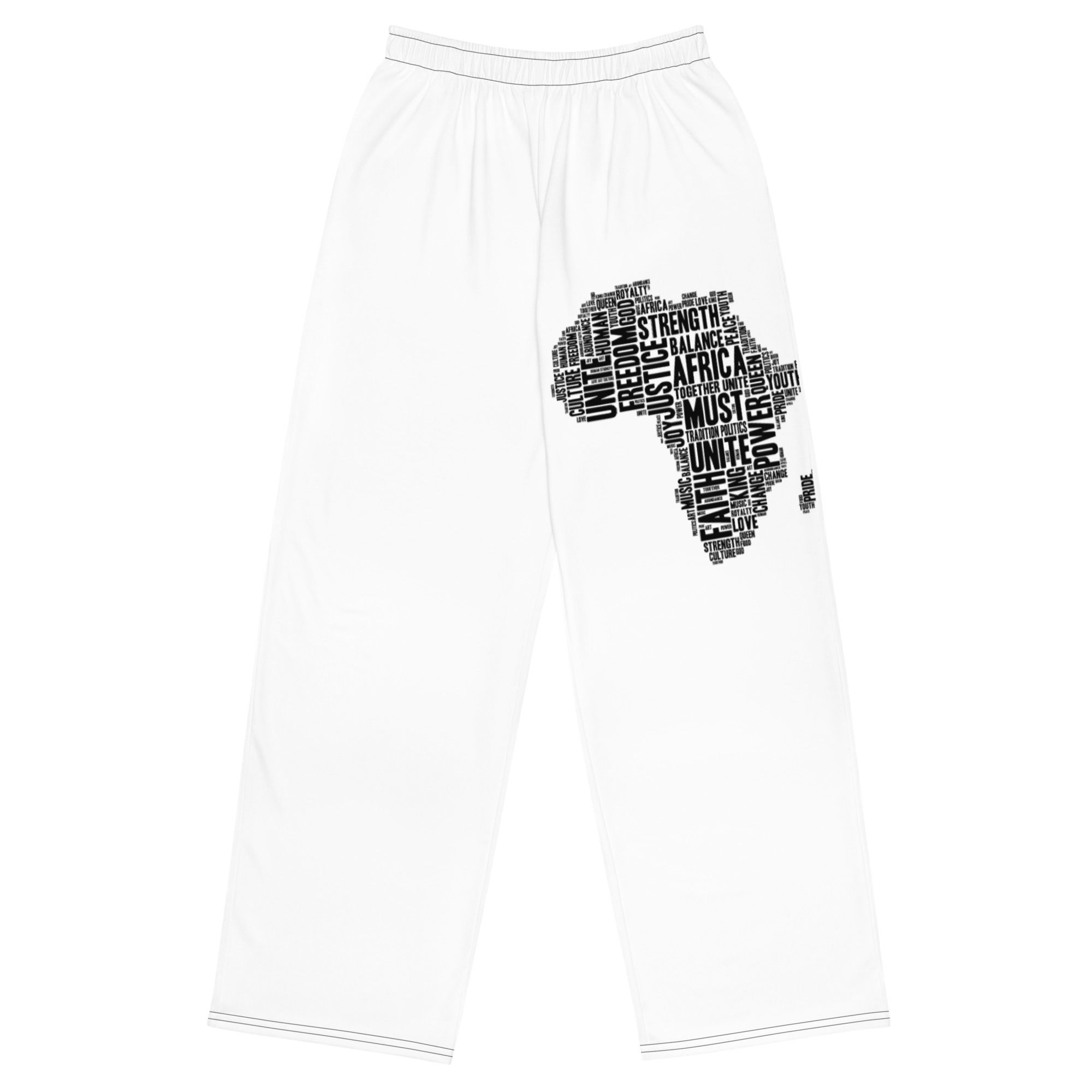 Must Unite Africa Wide-Leg Pants