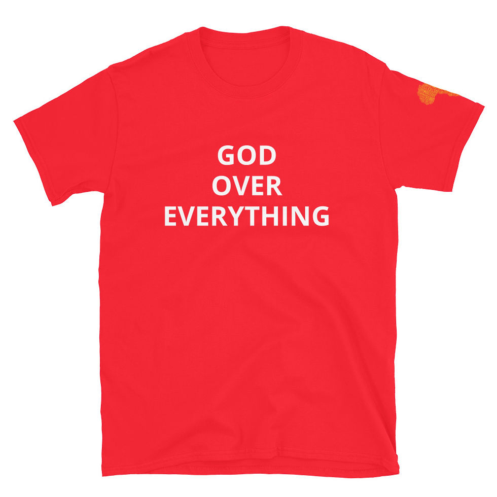 Thumbnail: God Over Everything M.U.A. Short-Sleeve - more colors available