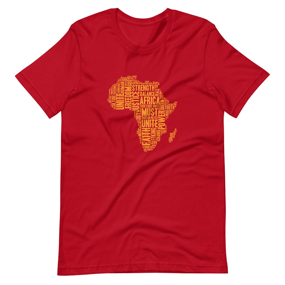 Thumbnail: Must Unite Africa Short-Sleeve T-Shirt - more colors available 
