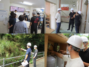 防災訓練、非常食訓練(清和園)