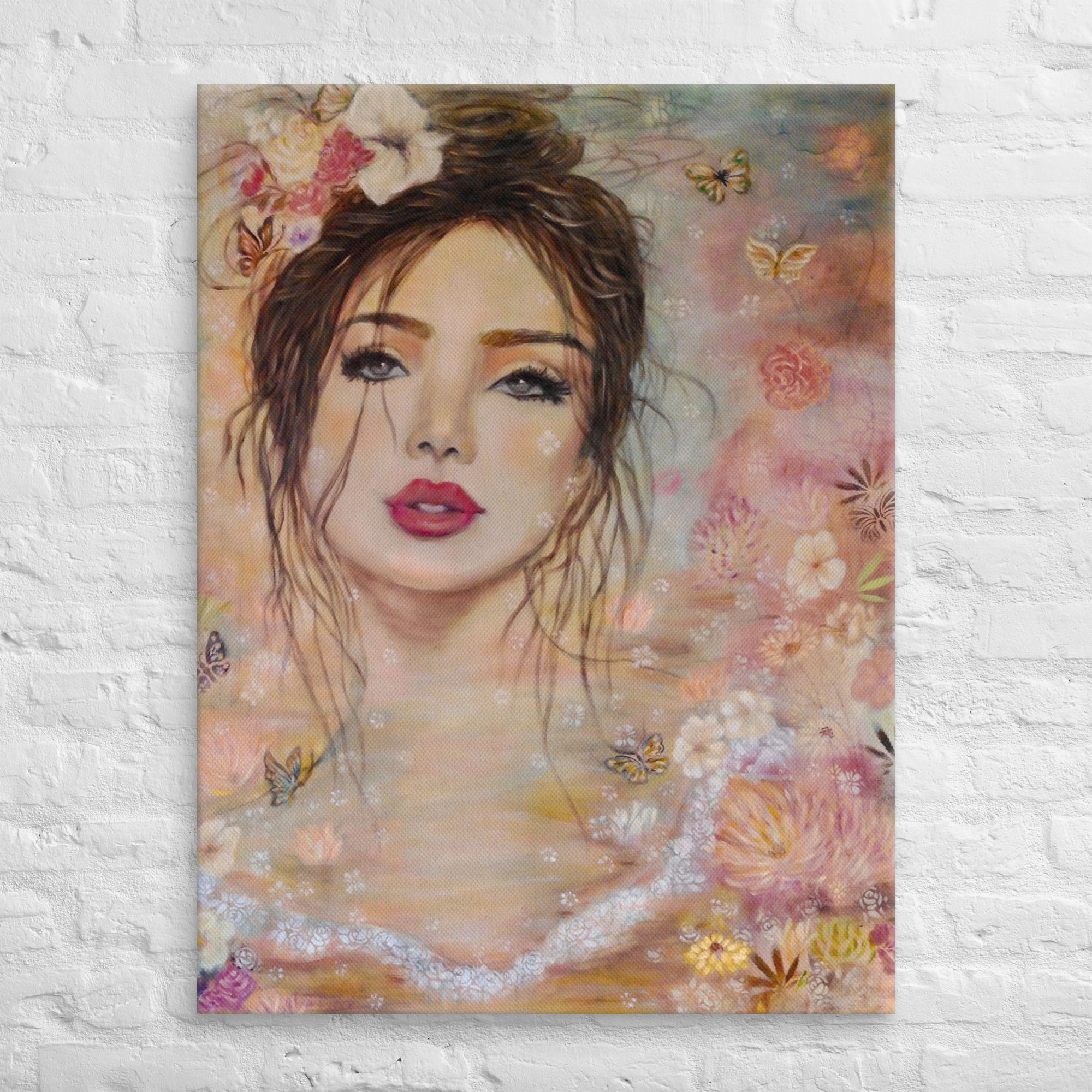 The Bride canvas print…