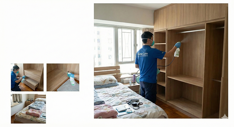 樓翻新或局部裝修。 很多客人都以為「全屋大裝修」才需要除甲醛，但其實換一套新廚櫃、或者幫阿仔間一間房，甲醛濃度隨時比新屋更高（因為通風往往更差）