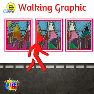Digi-Art: Walking Graphic