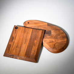 Håndlaget skjærebrett i tre