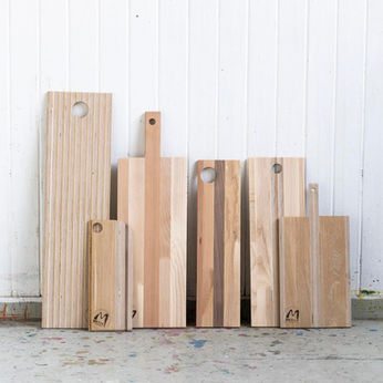 Flere typer skjærebrett