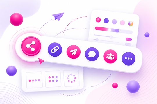 Share to Social banner