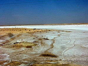 English: Salt desert, Sahara Polski: Pustynia ...