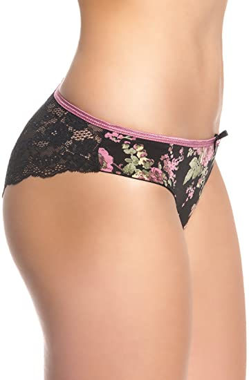 Miniaturbild: Vive Maria Bouquet D'Amour Panty Schwarz Allover