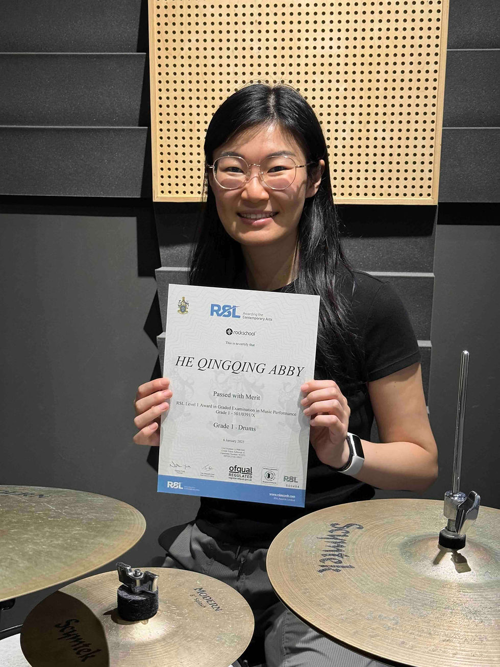 Berakah Music Drum Student: Abby