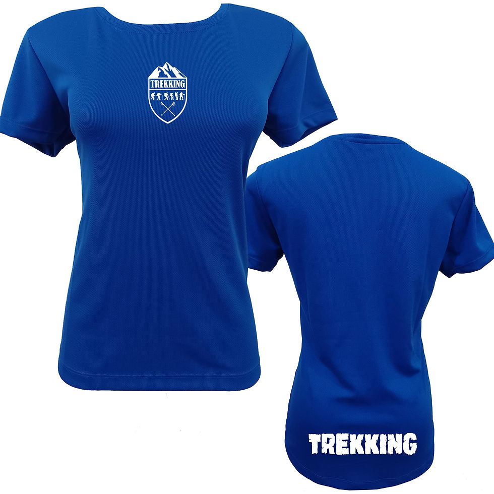 Miniatura: Baby look Escudo Trekking dry fit com proteção UV, conforto e leveza para caminhadas em trilhas e aventuras.