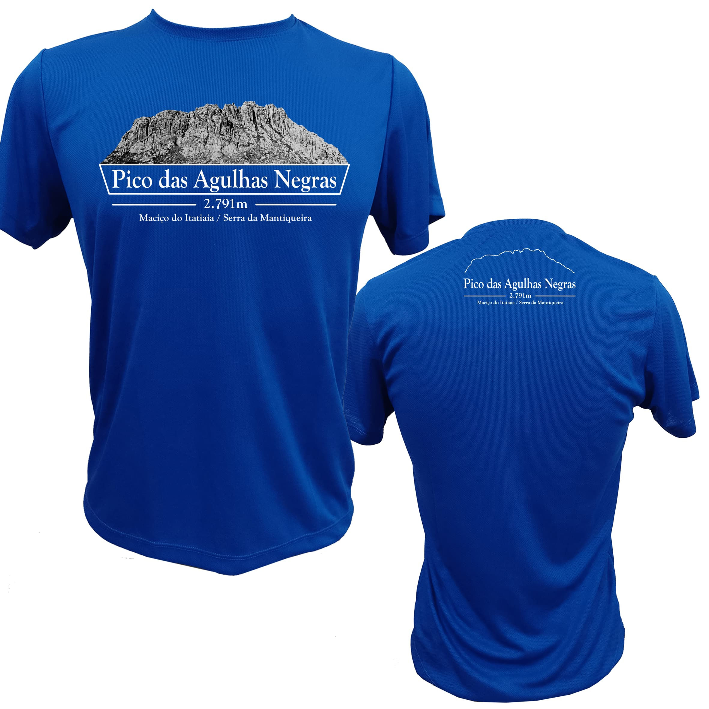 Camiseta Pico das Agulhas Negras, dry fit, leve, respirável e secagem rápida, ideal para trilhas, escaladas e uso outdoor.