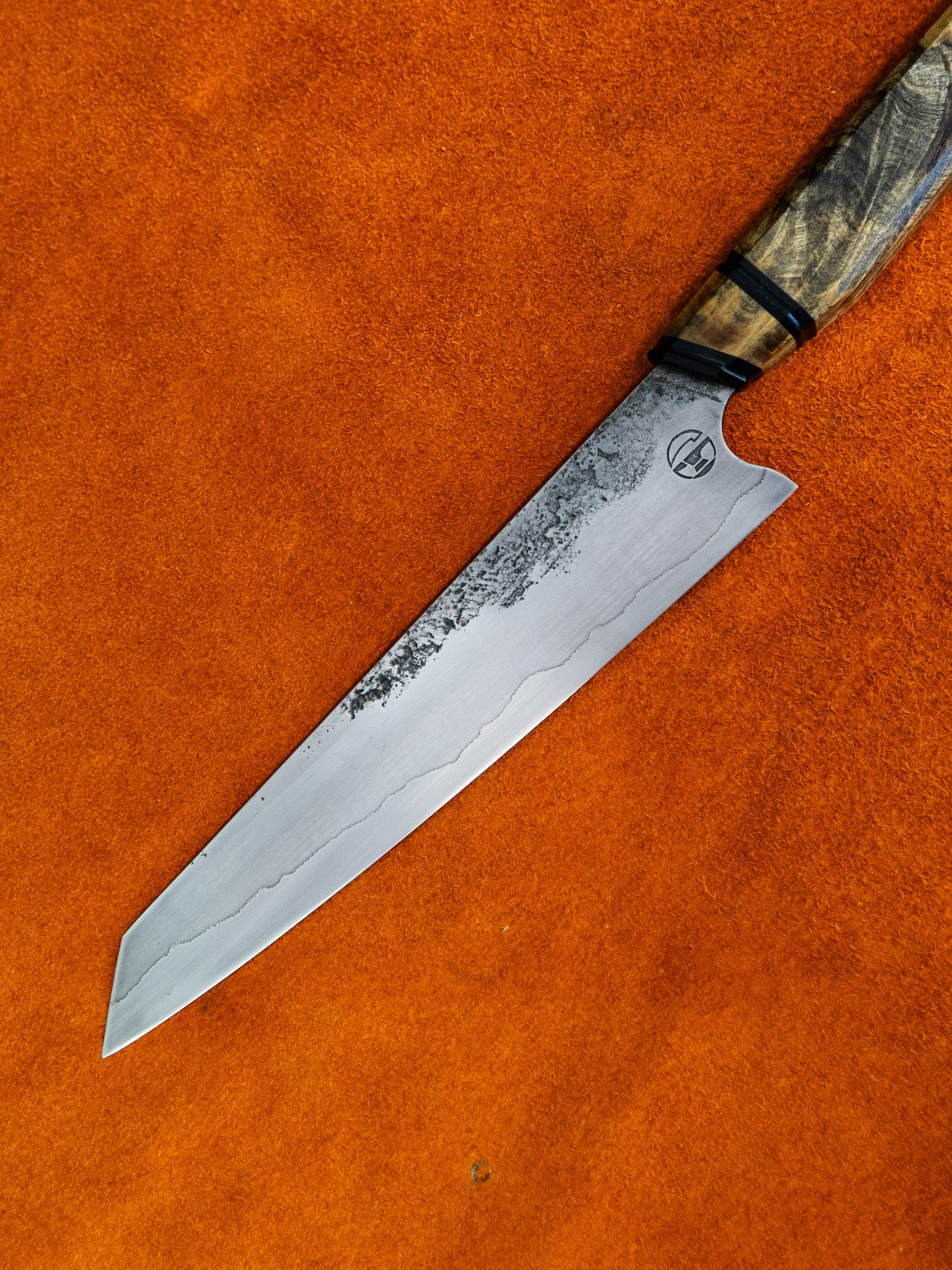 Petty Messer - San Mai - Stab. Kastanienmaser