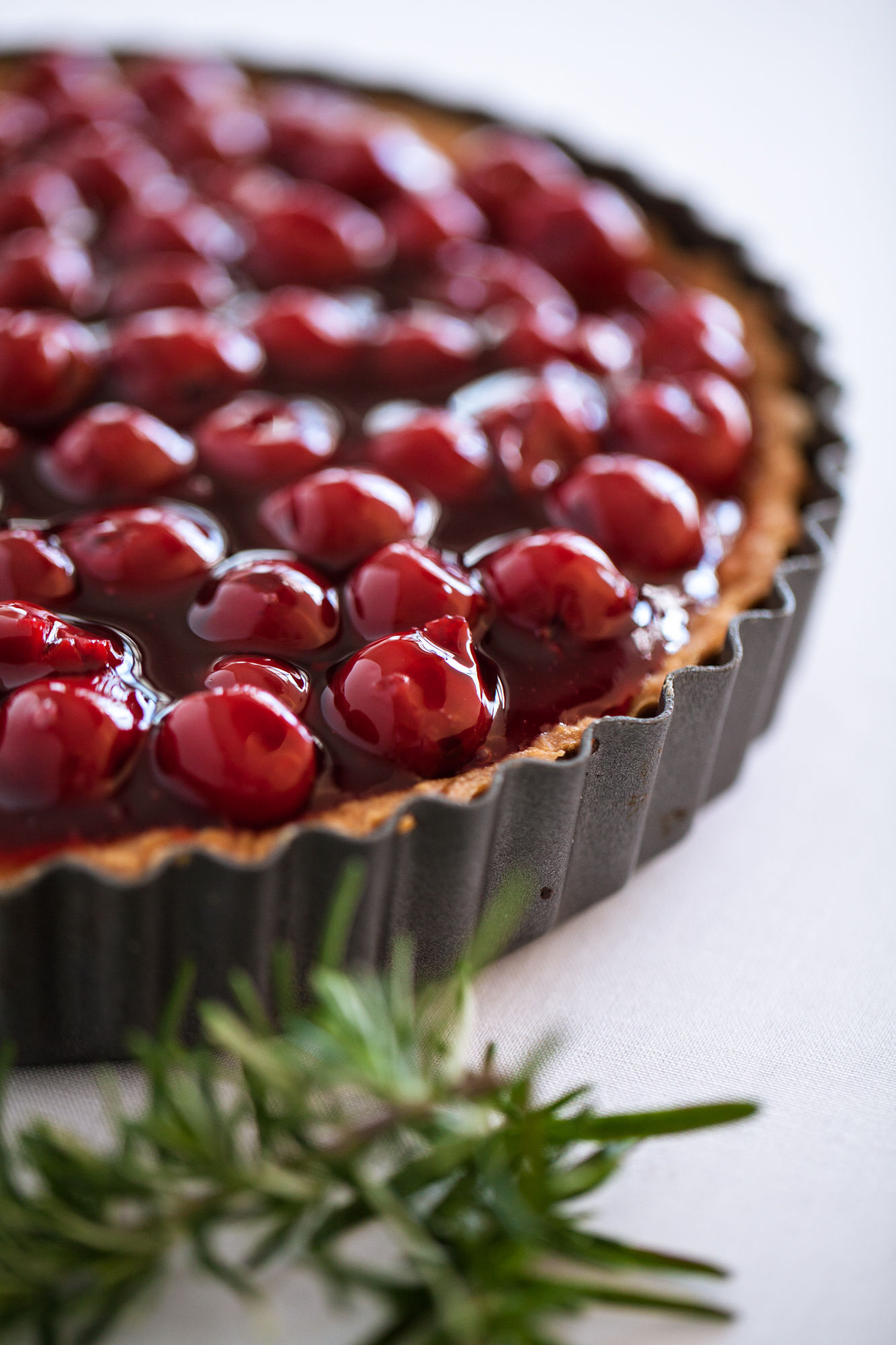 Cherry Cheesecake Tart