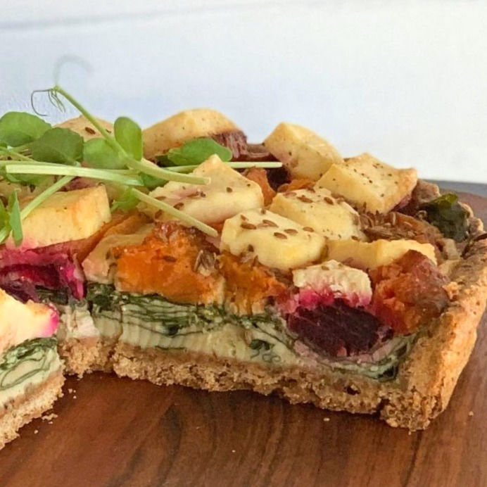 Thumbnail: Beetroot, Feta & Sweet Potato Tart