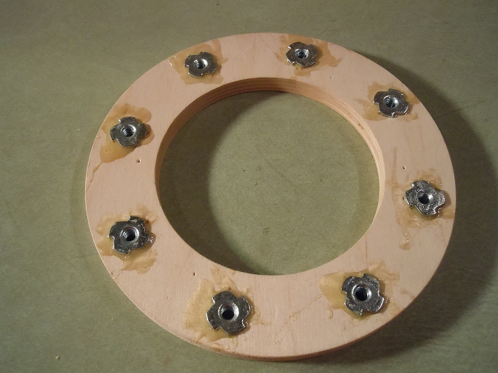 T-Nuts Installed & Epoxied