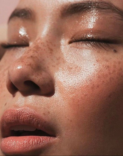 glowing skin