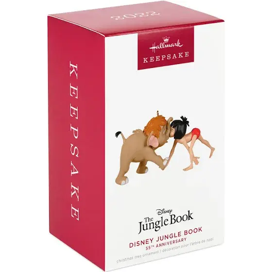 Hallmark - Adorno navideño de recuerdo 2022, Disney Jungle Book 55th Anniversary