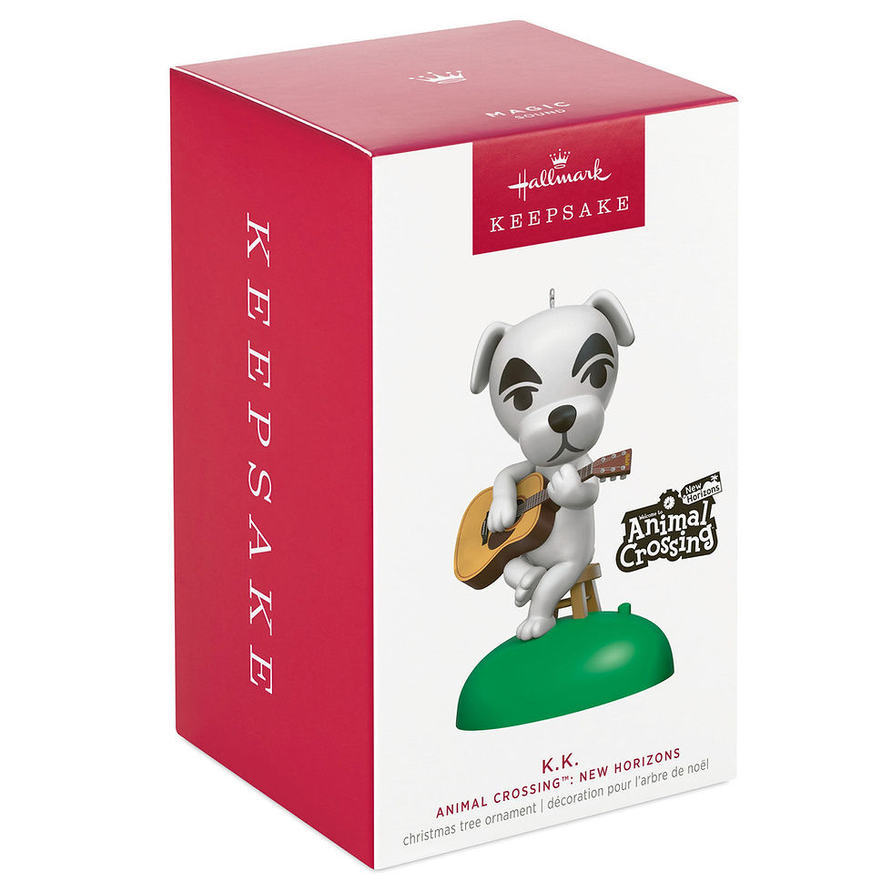 Hallmark Keepsake Nintendo Animal Crossing: New Horizons K.K. Musical Ornament,